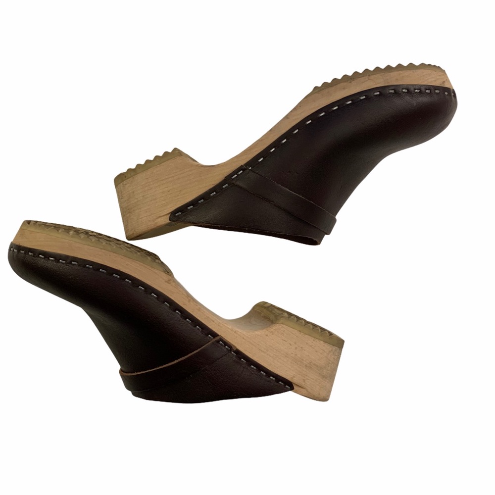 Conway Open Back Clog Brown Size 9.5-10